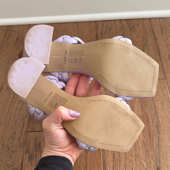 Dolce Vita Paily Braided Sandal in Lilac Stella - Picture 5 of 5